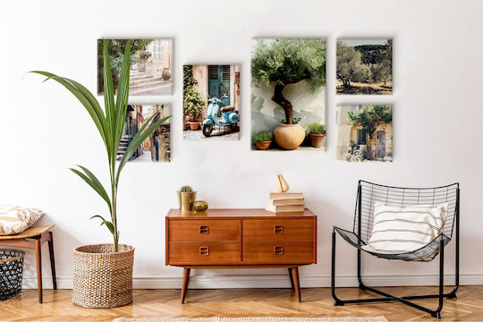 Gallery Image Set Italy Italy Sea Set of 6 Pieces 140x100