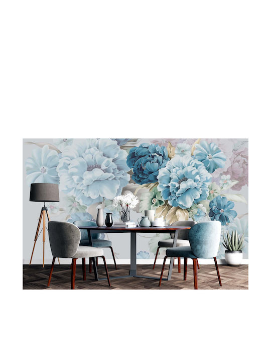 Mural Pastel Living Room Bujori Culori Strălucitoare 260x390