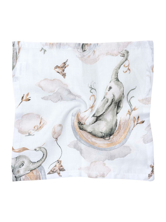 Jukki Muslin Changing Pads Gray 30x30cm. 3pcs