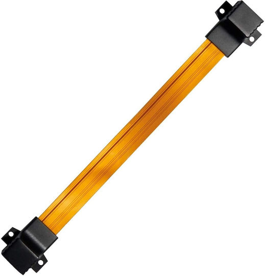 Flaches U/UTP Netzwerkkabel Ethernet 1m Orange