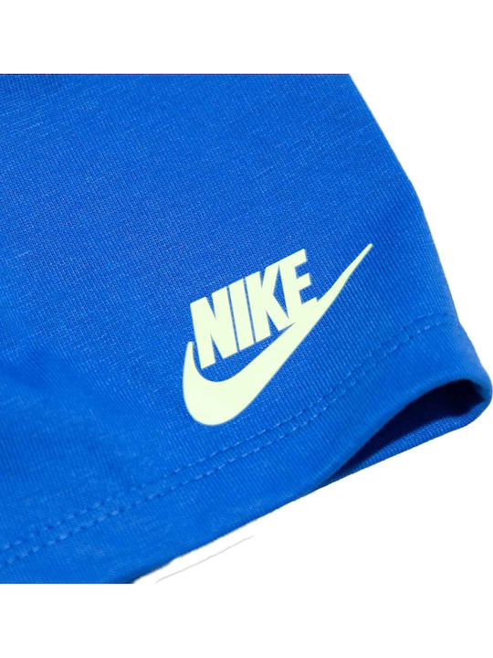 Kids' Set with Shorts Summer 2pcs Blue Sportswear