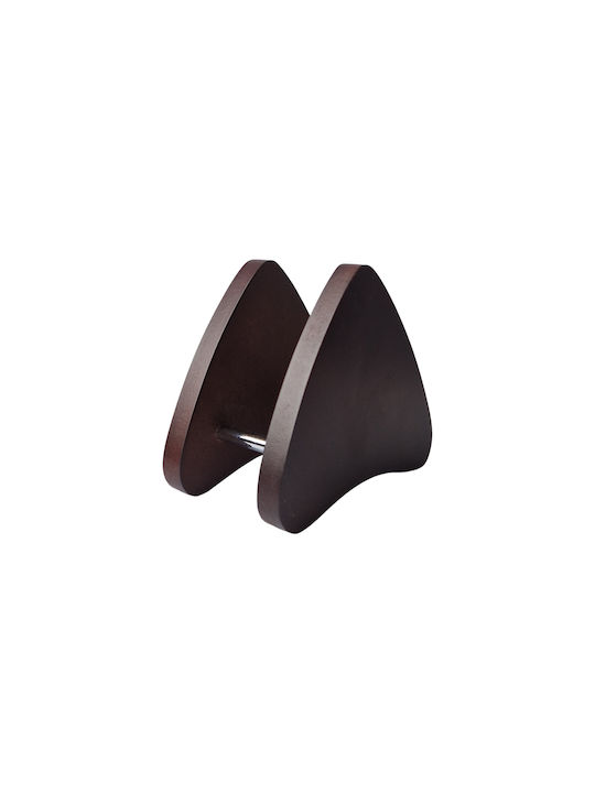Wooden Napkin Holder Brown 10x7x11cm H12698-WT