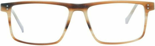 Hackett Männlich Kunststoff Brillenrahmen Braun HEB2091-8754