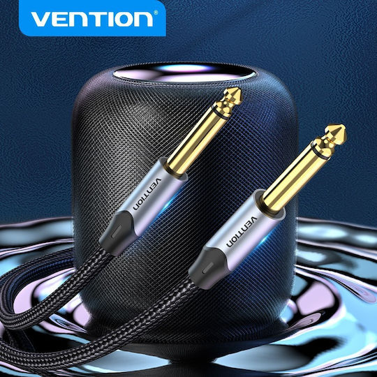 Vention Cable 6.3mm male - 6.3mm male 5m Γκρι BASHJ