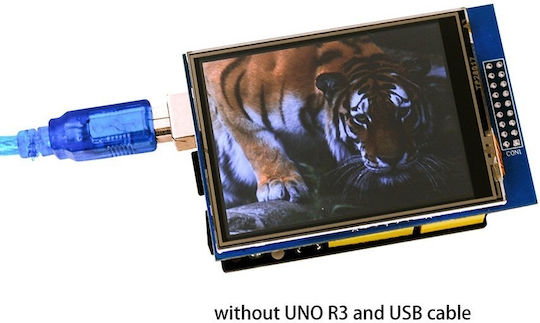 Elegoo TFT Touch Screen 2.8" για Arduino Uno R3