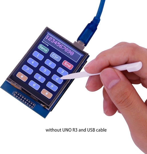 Elegoo TFT Touch Screen 2.8" για Arduino Uno R3