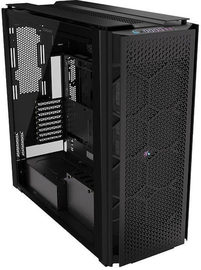 Corsair 9000D RGB Airflow Gaming Ultra Tower Carcasă PC cu Deschidere Laterală Neagră