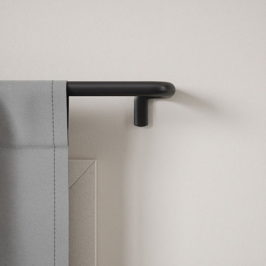 Umbra Extendable Metallic Curtain Pole Twilight Single Ø19mm 168-365cm Matte Black