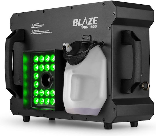 BeamZPro Fog Machine 1200W LED Wired / Wireless Remote Compatible with DMX Control