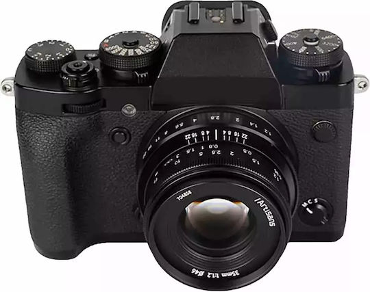 7artisans Crop Camera Lens Photoelectric 35mm MK II f/1.2 Fixed for Fujifilm X Mount Black