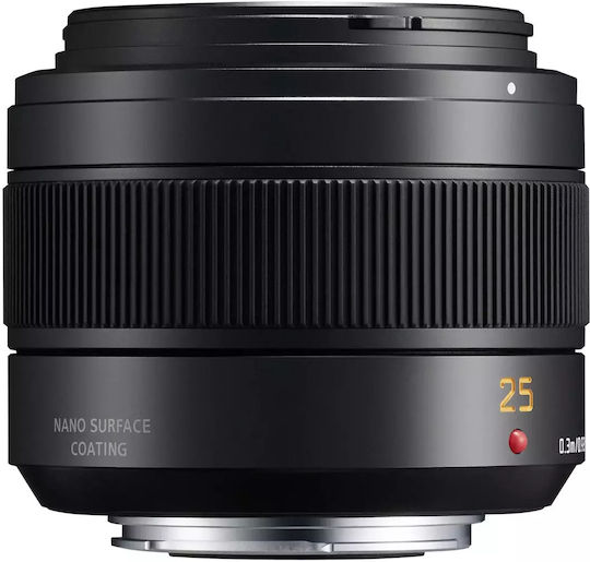 Panasonic Cadru complet Obiectiv Foto Leica DG Summilux 25mm f/1.4 II ASPH pentru Montura Micro Patru Treimi (MFT) Black