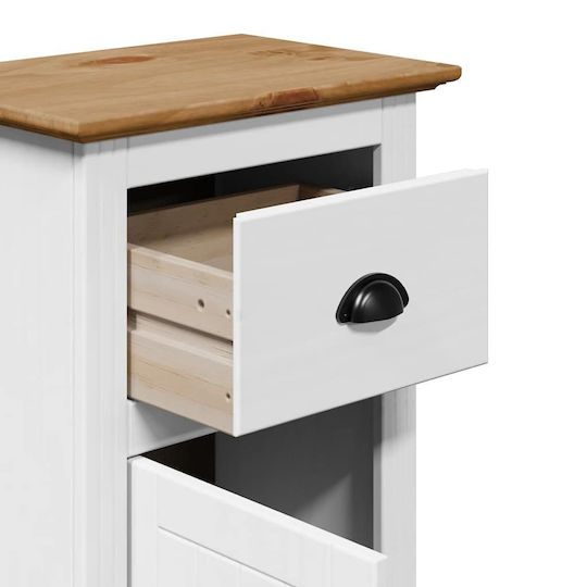 vidaXL Bathroom Cabinet L44xW30xH90cm White