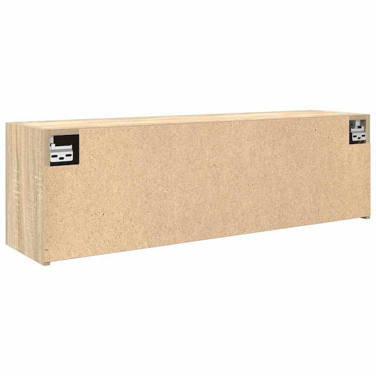 vidaXL Badezimmerschrank B100xT25xH30cm Sonoma