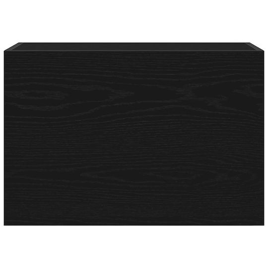 vidaXL Badezimmerschrank B60xT25xH40cm Schwarz