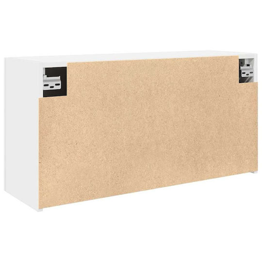 vidaXL Badezimmerschrank B80xT25xH40cm Weiß