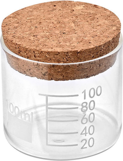 Estia General Use Glass Transparent Vase with Cork 150ml