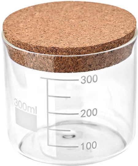 Estia Vase General Use with Cork Glass Transparent 250ml Estia Vase General Use with Cork Glass Transparent 250ml