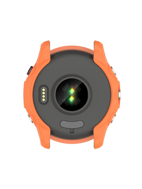 Forerunner Silicone Case in Orange color for Garmin Forerunner 255