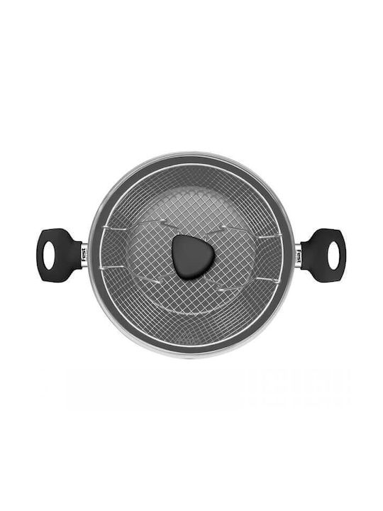 Fest Tiefer Topf aus Aluminium 24cm
