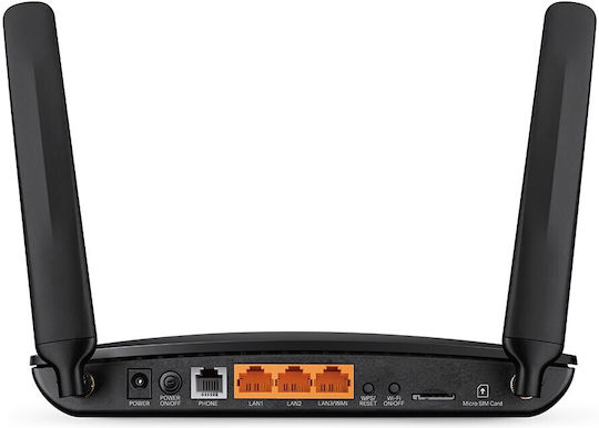 TP-LINK TL-MR6500V v2 Ασύρματο 4G Router Wi‑Fi 4 με 2 Θύρες