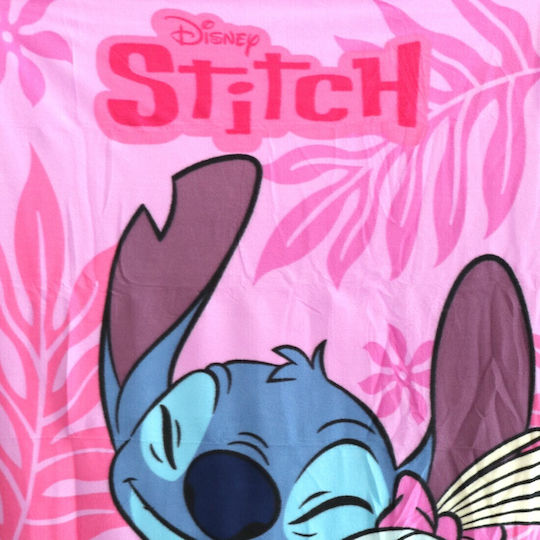 Disney Κουβέρτα Stitch Ροζ 100x140εκ.