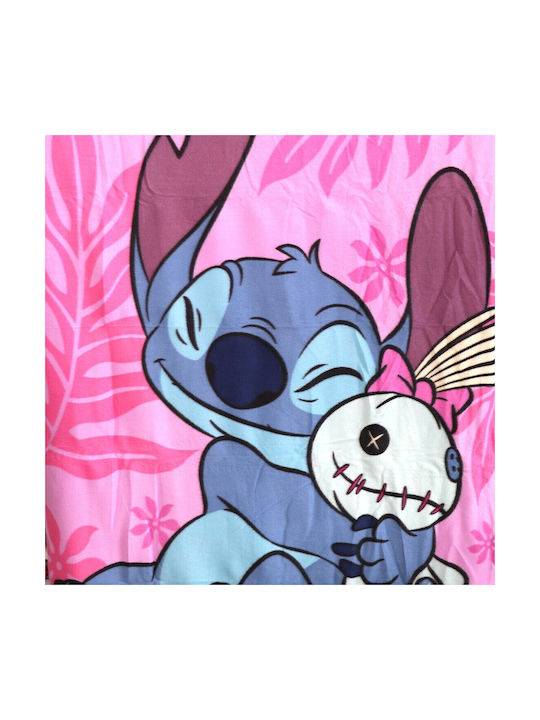 Disney Κουβέρτα Stitch Ροζ 100x140εκ.