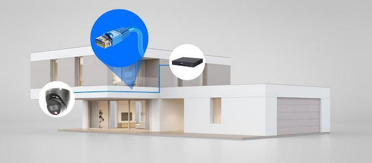 Dahua IPC-HDW1639T-A-IL-0280B-S6 IP Surveillance Camera Full HD+ 6MP Waterproof with Microphone and Lens 2.8mm