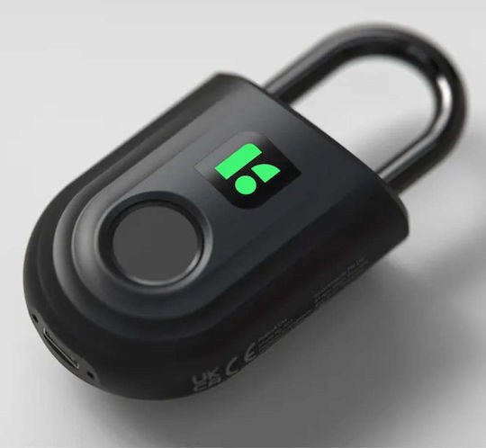 Igloohome Lăcăt Potcoavă Cu amprentă digitală Black 1buc