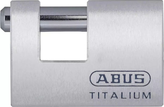Abus Titalium 98TI/70 Αλουμινένιο Λουκέτο Τάκου με Κλειδί 70mm Ασημί
