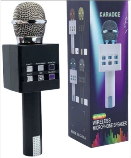 Kabelloses Karaoke-Mikrofon MC871 81005KLD80SL Silber