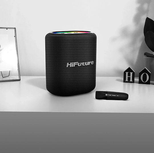 HiFuture Karaoke Speaker with Wireless Microphone and Lighting Effects Vocalist 100 Black