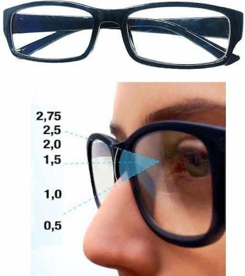 Ochelari de citit +2.75 de buzunar. în culoarea Albastru