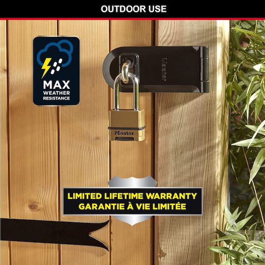 Master Lock Bronz Lăcăt Potcoavă Combinație 1buc