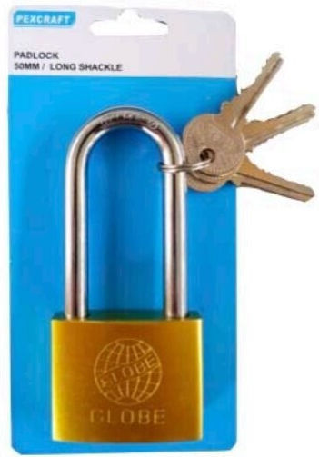 Padlock Brass with Key 40mm 1pcs