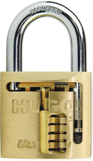 Hugo Locks Ultra Line Бронзово Лукето Заключване на скоба с ключ 40мм 1бр