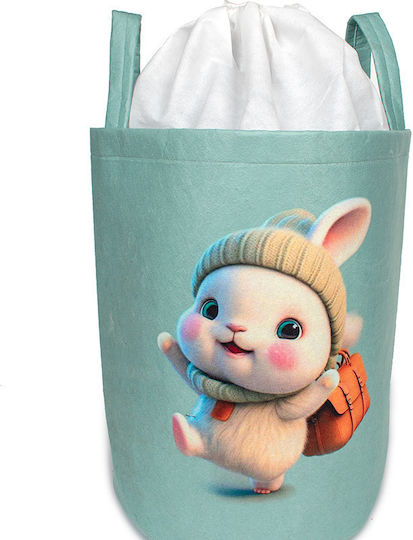Dimcol Детска кошница за съхранение Тюркоазен 50x30x45см 1бр