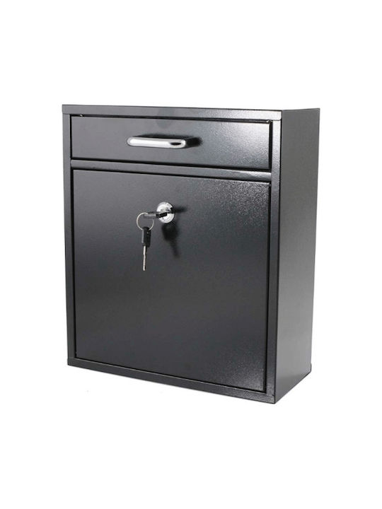 Bormann BMB1103 Mailbox Metallic in Gray Color 30x20x5cm