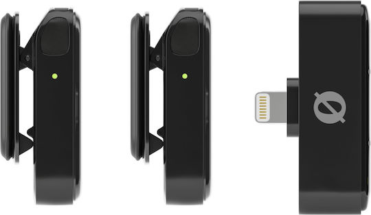 Rode Micro Lightning Σετ Ασύρματο Electret Μικρόφωνο Πέτου, Clip On για Κινητό