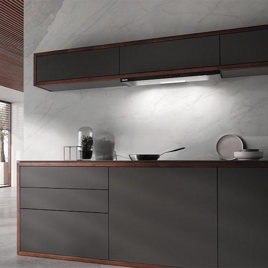 Miele DAS 4931 125 Edition Συρόμενος Απορροφητήρας 90cm Γκρι με Wi-Fi