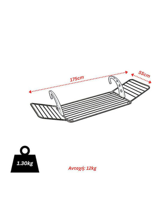Vesta Aluminum Folding Hanging Balcony Railings with Hanging Length 18m