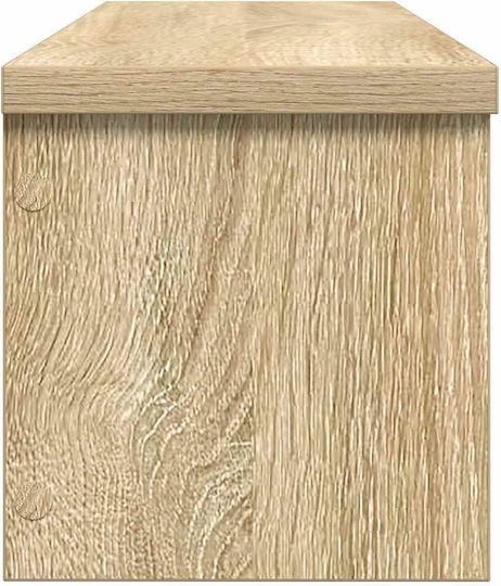 Vidaxl Сгъваема кухненска етажерка Sonoma Oak 50x15x16 см кафява