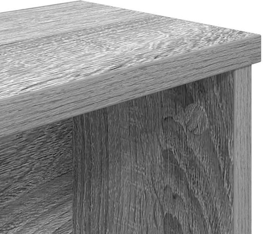 Vidaxl Кухненски рафтове, подреждащи се, 2 броя, сиви Sonoma 60x15x16 см, сиви