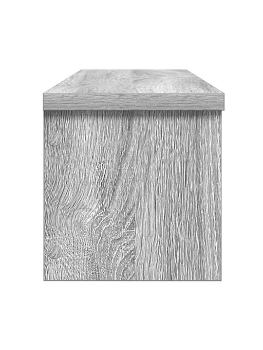 Vidaxl Küchenregale Stapelbar 2 Stück Grau Sonoma 60x15x16 cm Grau