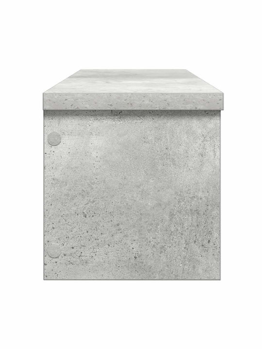 vidaXL Επιτραπέζια Βάση Ξύλινη 60x15x16εκ. 2τμχ Γκρι