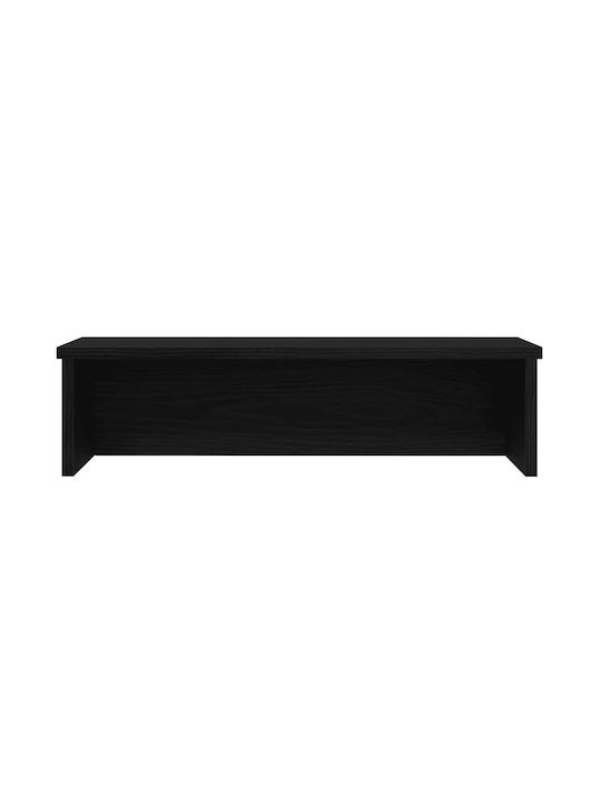 Vidaxl Raft de Bucătărie Suprapozabil Negru 50x15x16 cm Din Lemn Negru