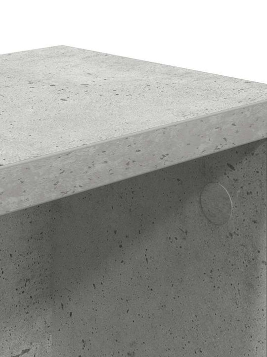 Vidaxl Stackable Kitchen Shelf Gray Concrete 60x15x16 cm Gray