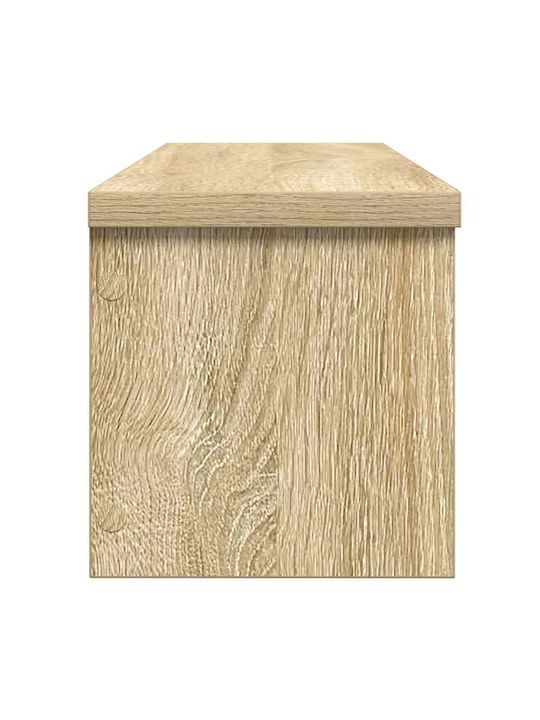 vidaXL Tischbasis Sonoma Holz 50x15x16cm 2Stücke Braun
