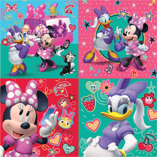 Kids Puzzle Minnie Happy Helpers Case for 3++ Years 73pcs Educa