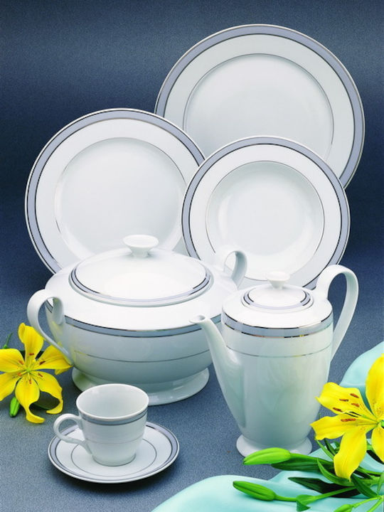 Emfasi Gray Porcelain Dinnerware Set 20pcs