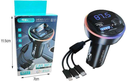 Treqa FM Transmitter Autovehicul cu USB